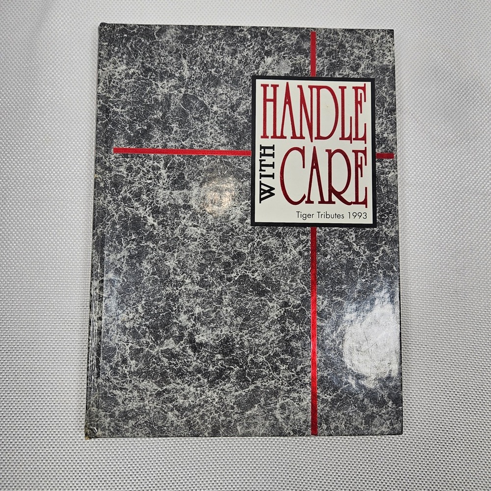 Vintage 1993 Teague Middle School Yearbook Handle With Care Altamonte Springs FL